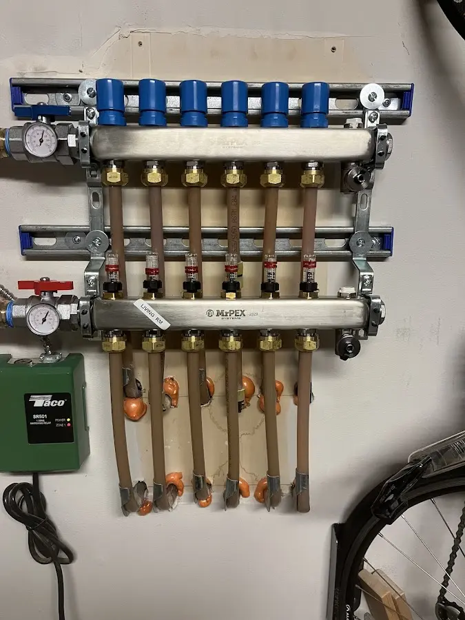 Plumber performing Leak Detection at a residential property in Sugar Creek